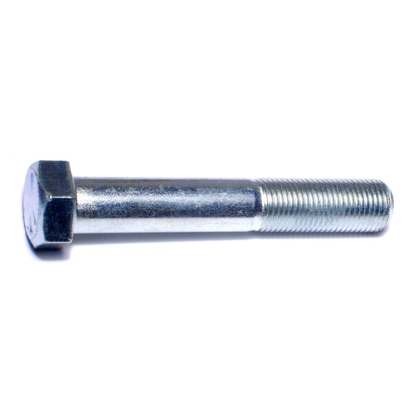 Midwest Fastener Grade 5, 9/16"-18 Hex Head Cap Screw, Zinc Plated Steel, 3-1/2 in L, 25 PK 00560 - main